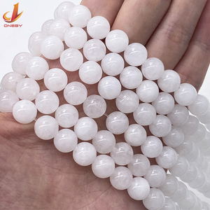 <strong>White</strong> <strong>Jade</strong> China Wholesale Gemsctine Semi Finished Other Round Natural <strong>Stone</strong> and Crystal Craft Loose Bead for Jewelry Making - Product Image 6