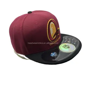 Wholesale Unisex Adjustable Cotton Customized 6 Panel Fitted Plain Baseball Cap Hats with Custom e