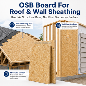 <span class=keywords><strong>Panneau</strong></span> <span class=keywords><strong>OSB</strong></span> 220x2440mm, <span class=keywords><strong>panneau</strong></span> à fibres orientées, résistant à l'humidité, <span class=keywords><strong>panneau</strong></span> structurel pour bardage de toiture, base de mur et ossature - Product Image 6
