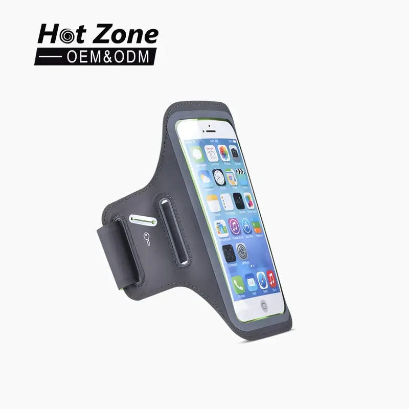 Hot Zone Sports Outdoor Lycra Waterproof Touch Screen Jogging Mobile Phone Armband For Fitness Running
