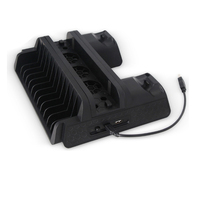 Station de charge de haute qualité pour PS4 avec ventilateur de refroidissement et chargeur double pour manettes