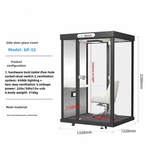 Mini <span class=keywords><strong>estudio</strong></span> <span class=keywords><strong>de</strong></span> grabación Sala insonorizada oficina privada <span class=keywords><strong>estudio</strong></span> insonorizado portátil - Product Image 2