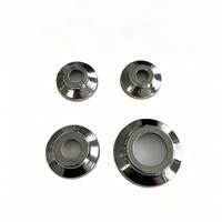 Cache-plaque de base de main courante ronde sur mesure en acier inoxydable SS304/316 pour accessoires d'escalier de véranda