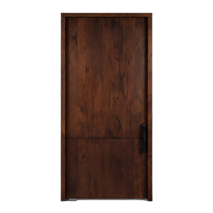 Juego de Puertas Minimalistas Sovereign Flush de Madera Maciza de Merbau con Marco Oculto y Detalle Lineal - Product Image 1