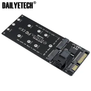 Adaptateur SATA M2 SFF-8643 U2 vers M.2 NVME SSD convertisseur 22 broches SATA vers M2 carte d'extension pour PC de bureau carte mère