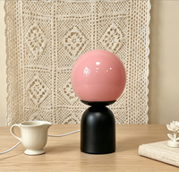 Lámpara de Mesa Decorativa LED Ecológica con Forma de Hongo para Sala de Estar, Luz Nocturna Moderna y Minimalista