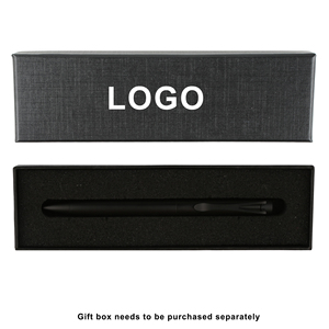 High Quality Luxury Ballpoint <b>Pen</b> for All Sports 1.0mm Writing Width Hotel Laser Black Metal with Customized Logo - Product Image 3