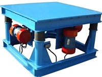 Plateforme vibrante électrique robuste à surface 3D pour l'exploitation minière/le criblage, force de vibration uniforme à 360°, haute efficacité industrielle