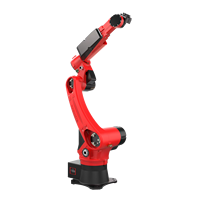 BORUNTE Robot Lengan Las 6-Axis PLC Gearbox Motor dengan Beban Angkut 6kg, Jangkauan 1500mm, dan Repeatabilitas 0.05mm untuk Pengelasan TIG/LASER