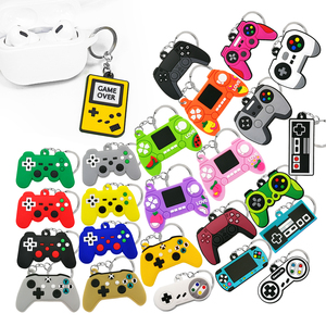 Phổ Biến Phim Hoạt Hình Vui Thiết Kế Gamer Keychain Mát Chơi <span class=keywords><strong>Game</strong></span> Gameboy Video Trò Chơi Điều Khiển Llaveros De Goma Keychain Móc Chìa Khóa Chuỗi - Product Image 3