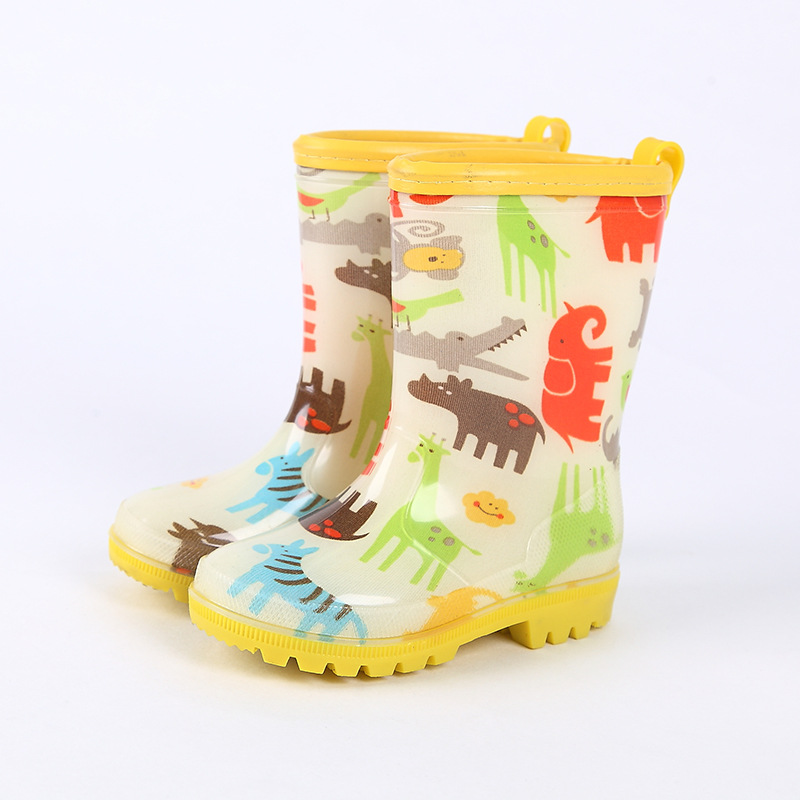 Children Rain Boots Wholesale Waterproof Rubber Boots Kids Boys Girls Water Shoes
