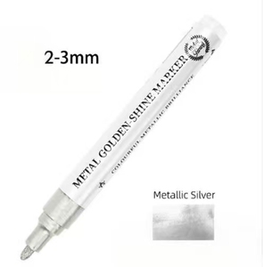 Rotulador Acrílico Metálico Flash para Modelismo Gundam, Punta Plana de 6mm, Manual, para Manualidades en Papel y Graffiti - Product Image 5