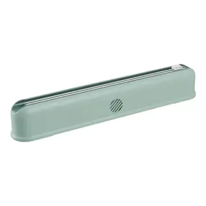 Haushalt Wandhängender Cling-Film-Wrap-Dispenser einfacher einstellbarer Kunststoff-Wrap-Schneider