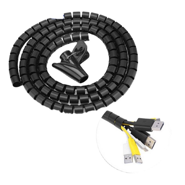 Simple Sleeve Office Special Cord Winder Wire Organizer Cable Management Sleeve with Zipper
