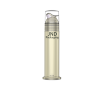 Flacon pompe sans air de 100 ml pour crème et pâte à haute viscosité, ensemble d'emballage cosmétique entièrement en plastique personnalisé