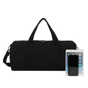 Bolsa de lona Lisa resistente de gran capacidad, informal, de fin de semana, deportes, viajes, Equipo Impermeable, almacenamiento, venta al por mayor, cilindro - Product Image 1