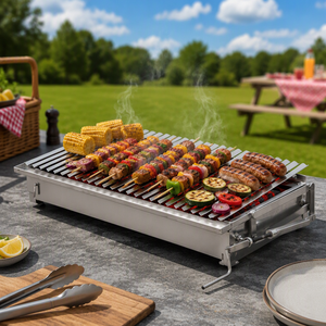 Parrilla <span class=keywords><strong>Argentina</strong></span> Comercial de Acero Inoxidable para <span class=keywords><strong>Restaurante</strong></span> y Barbacoa al Aire Libre - Product Image 4