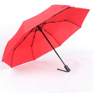 Wholesale Customized Straight 3-Fold Fully-Automatic Windproof <b>Umbrella</b> with Modern Logo Print for Business Gifts - Product Image 2