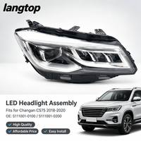 Conjunto de Faros Delanteros OE 4121010-M07 4121020-M07, Faro Delantero de Reemplazo de Ajuste Directo para Changan CS75 2018 2019 2020 SUV