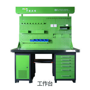 Table d'établi de réparation d'injecteur <span class=keywords><strong>Diesel</strong></span> ZQYM pour atelier <span class=keywords><strong>Garage</strong></span> établi en acier établi de stockage de <span class=keywords><strong>Garage</strong></span> avec tiroir - Product Image 3