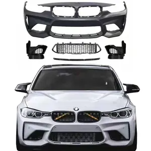 For BMW 3 series F30 2012-2018 modified M3C model body kit include front bumper assembly with grille perfect fitment