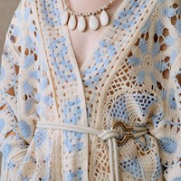 Nouveau rétro ample surdimensionné crochet tricot cardigan fabricant de pull à la mode d'automne pour femmes personnalisé en gros