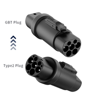 Adaptateur de prise de chargeur de voiture électrique neuf 240V/415V 32A AC Type2 vers prise GBT 3 phases certifié CE 8KW/13KW