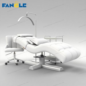 חדש מעוקל עפעף ורוד lash מיטה יופי פנים מיטה לבן בסיס עיסוי שולחן & מיטה ריהוט סלון - Product Image 3