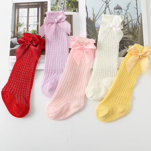 Chaussettes de danse en dentelle pour bébés filles, chaussettes de princesse en dentelle au-dessus du genou, chaussettes espagnoles pour bébés - Product Image 4
