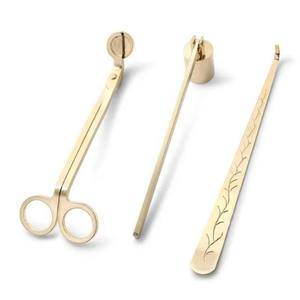 3pcs Outil <span class=keywords><strong>de</strong></span> <span class=keywords><strong>mèche</strong></span> en acier inoxydable Clipper Steel Candel Cutter Trimmer Oil Lamp Trim Scissor Distinguish New Care Tools New - Product Image 1