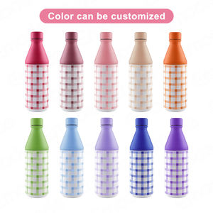 <span class=keywords><strong>Botella</strong></span> de Agua Deportiva Aislada de Acero Inoxidable de 12 oz, <span class=keywords><strong>Botella</strong></span> Reutilizable a Prueba de Fugas con Diseño a Cuadros para Viajes y Uso al Aire Libre - Product Image 4