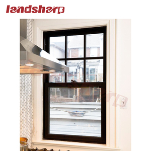 Landsharp phong cách Mỹ đôi duy nhất treo <span class=keywords><strong>Sash</strong></span> cửa sổ dọc lên xuống cửa sổ trượt giá rẻ nhà cửa sổ để bán - Product Image 1