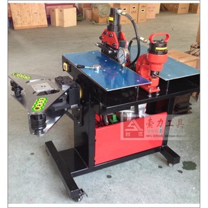 เครื่องจักรแปรรูปบัสบาร์ไต้หวัน Vhb-401 380 โวลต์ แบบมัลติฟังก์ชั่น สำหรับตัด เจาะ และดัดเหล็กฉาก - Product Image 1