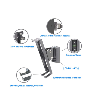 Support de montage mural adapté au haut-parleur <span class=keywords><strong>SONOS</strong></span> ONE/<span class=keywords><strong>SONOS</strong></span> ONE SL et <span class=keywords><strong>SONOS</strong></span> <span class=keywords><strong>Play</strong></span> <span class=keywords><strong>1</strong></span> - Product Image 3