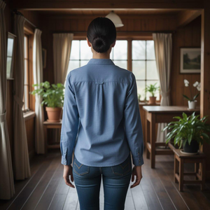 ชุดบุรอนบาจูคูรุง โมเดิร์น ลายดอกไม้ปัก ไม่ต้องรีด สำหรับงานรอมฎอน 2025 พร้อมส่ง แฟชั่นสำเร็จรูป KWC ปุกัล - Product Image 2