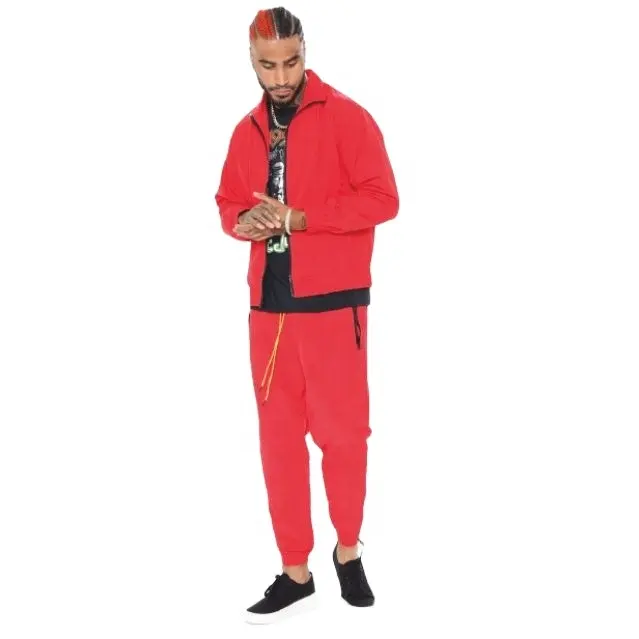 Red Tracksuits Custom Track Jacket & パンツTracksuit Unique Design Best Fashion Sweatsuit SlimフィットTracksuits For Boys
