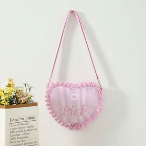 Nuevo Diseño de Bolso de Hombro, Pequeño, Fresco y Sencillo, Bolso Bandolera, Bolso Bonito con Forma de Corazón, Bolso de Hombro Individual - Product Image 2
