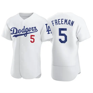 Holesale tittittitaseball erersey os nngeles 5 Freddie reeman 22 Kershaw ersonalized rinenjuaged our ame umeam ersey - Product Image 5