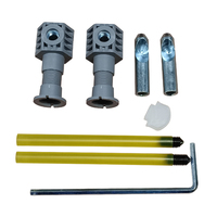 Accessoires de salle de bain de haute qualité, boulons de fixation pour toilettes murales, kit de fixation pour réservoir encastré WC, vis de montage résistantes à la corrosion
