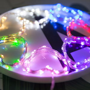 สายไฟ LED ทองแดง 20 ดวง แสงสีขาวนวล สำหรับตกแต่งภายใน ตกแต่งเค้ก จัดดอกไม้ ใช้แบตเตอรี่ - Product Image 4