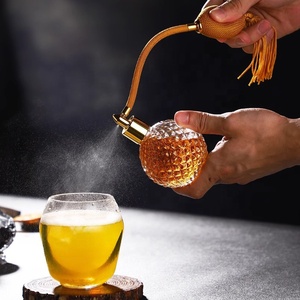 Bouteilles en verre amères uniques, flacon de parfum en verre gravé, outils de bar, flacon d'<span class=keywords><strong>absinthe</strong></span> rechargeable avec sac à air - Product Image 4