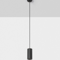 VJC IP54 10W Suspension cylindrique en aluminium avec module LED intégré et alimentation Design moderne