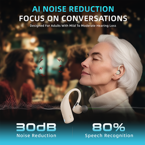 Flysound New Product IP68 Waterproof 14H Battery Life Mini Hearing Aid Bluetooth Music Noise Cancelling Medical Hearing Device - Product Image 2