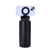 32 oz En Acier Inoxydable Gym Sport Bouteille D'eau Tasses Avec Smartphone Cellule Magsafe Anneau Aimant Ventouse Titulaire Tasse Couvercle