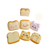 Jouets anti-stress en PU souple en forme de pain pastèque, best-sellers transfrontaliers – Jouet compact unisexe pour tous les âges et toutes les générations
