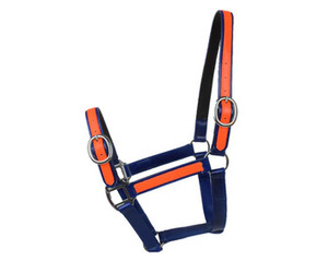 HE5600 Licol pour cheval en PVC de qualité supérieure, rembourré et confortable, avec ferrures en laiton, équipement d'équitation durable, fabriqué dans l'Uttar Pradesh - Product Image 3