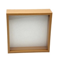 Vente en gros de boîte à photo en MDF cadre de boîte à spécimens d'ombre en 3D