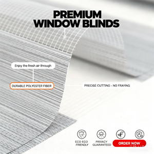 Hướng dẫn sử dụng vải Polyester ngang phong cách hiện đại được xây dựng trong mùa xuân không dây Ánh Sáng Lọc Zebra rèm - Product Image 3