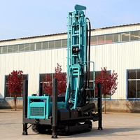 Machine de forage de puits d'eau à une profondeur de 200/300/350/400 mètres avec compresseur pour le forage minier