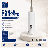 Support de câble compact blanc à sortie latérale réglable pour suspension de luminaires suspendus - Fournisseur en gros